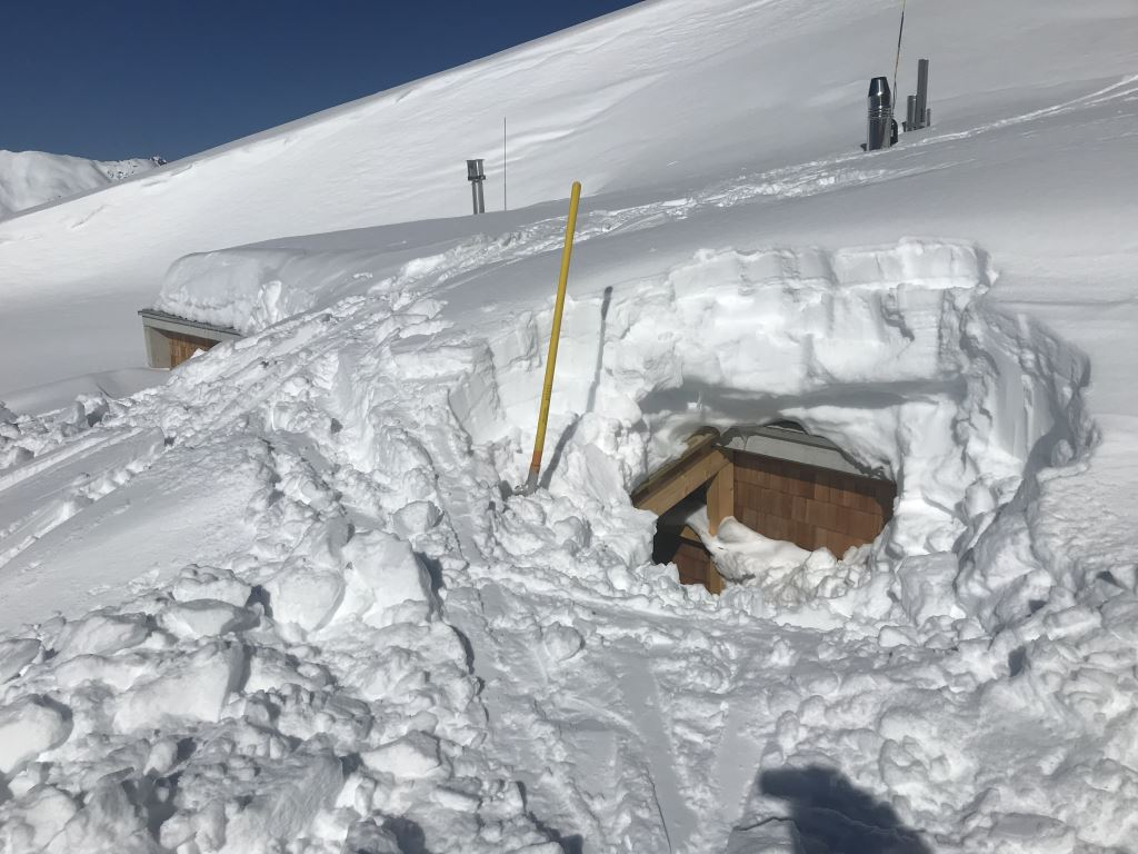 Eingang Winterraum Anhalter Hütte | © Ronald Dreher